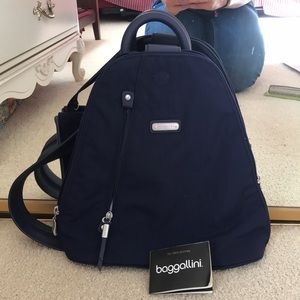 Baggalini Navy Blue Metro Mini Backpack
